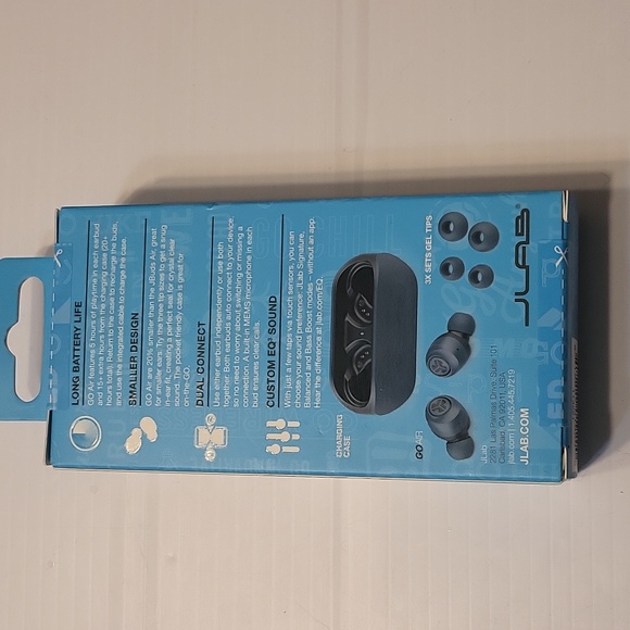 JLAB Earbuds, headphones, Bluetooth, touch sensor, 20+ hours, Android, A… - Picture 5 of 8